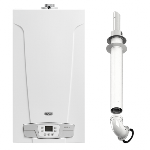 Комплект базовый котёл BAXI ECO-4s 1.24 F (одноконтурный) + дымоход komplekt7659666+MT71413611+MT71410141+KHG71401771x2шт