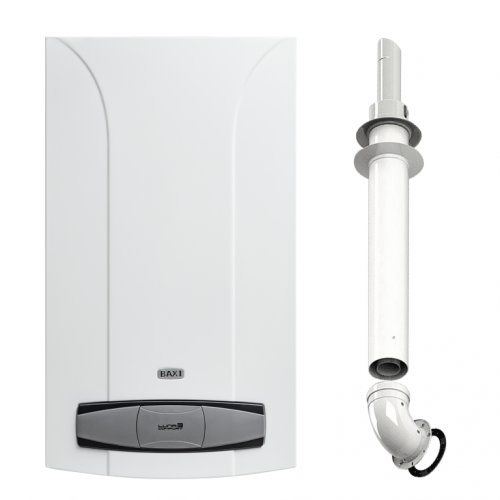 Комплект базовый котёл BAXI LUNA-3 COMFORT 1.310 Fi (одноконтурный) + дымоход komplektCSE45531358+MT71413611+KHG71410141+KHG71401771x2шт