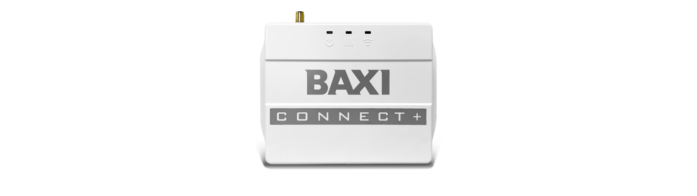 BAXI: управлять котлом из любой точки мира стало возможным благодаря системе удаленного управления котлом CONNECT+(ML00005590) с встроенным Wi-Fi-модулем